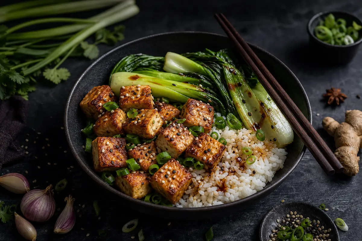 Knuspriger Tofu aus dem Airfryer: so gelingt die goldene Kruste